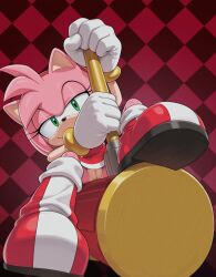 amy rose from sega by saransaran