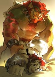bowser from mario (series) by zfou