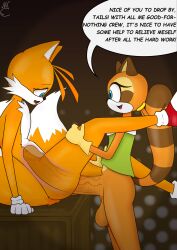 marine the raccoon from sega by nekojaanai