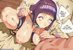 hyuuga hinata from naruto by waifucrematorium