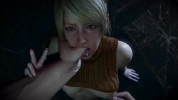 30_seconds 3d animated ashley_graham ashley_graham_(cosplay) blender blue_eyes boobs breasts female final_fantasy final_fantasy_xv finger_in_mouth hi_res initial_a looking_at_viewer lunafreya_nox_fleuret nipple_play nipple_stimulation nipple_tweak no_sound resident_evil resident_evil_4 sex short_video shorter_than_30_seconds tagme video