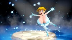 3d 3d_(artwork) 3d_model breast_bigger_than_head breasts_bigger_than_head cleavage dytser figure_skater_peach giant_breasts gigantic_breasts huge_breasts hyper_breasts large_breasts mario_(series) massive_breasts mega_busty no_bra princess_peach princess_peach:_showtime! public_exposure revealing_clothes sideboob teasing