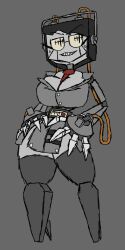 big_breasts big_thighs bratty breasts curvaceous curves curvy curvy_body curvy_female curvy_figure female female_only huge_breasts huge_thighs robot robot_girl sapper sapper-chan sapphyre_(diamond_nella) sharp_claws sharp_teeth solo team_fortress_2 tf2 thick_hips thick_thighs thighs