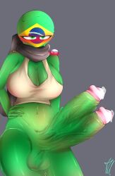 44waa29304 big_breasts brazil_(countryhumans) breasts countryhumans countryhumans_girl diphallia diphallism futanari intersex multi_genitalia multi_penis penis russia_(countryhumans) solo tagme