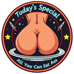 ai_generated ass ass_eating logo