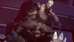 3d 3d_(artwork) interspecies krogan male/female mass_effect sex turian unknown_artist