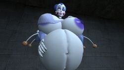 ballora_(fnafsl) ballora_(spiderjunior10) five_nights_at_freddy's garry's_mod huge_belly huge_breasts unbirth vore worms-eye_view