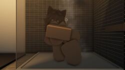 1girls 3d 3d_(artwork) areolae ass barefoot big_ass big_breasts breasts brown_hair completely_nude completely_nude_female female female_only full_body leahthecatgirl looking_at_viewer naked naked_female nipples nude nude_female roblox robloxian solo solo_female