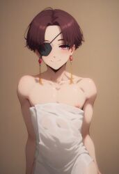 1boy 1femboy ai_generated bedroom_eyes blush brown_background brown_hair closed_mouth completely_naked completely_naked_male completely_nude completely_nude_femboy completely_nude_male cute cute_male earrings eyepatch femboy_focus femboy_only femboysub gay half-closed_eyes hayato_suo legs_together looking_at_viewer male male_focus male_only mouth_closed naked nipple_slip nipples nude red_earrings red_eyes seductive seductive_eyes seductive_look short_hair simple_background smile solo solo_femboy solo_male standing suo_hayato tassel tassel_earrings thick_ass thick_thighs thighs towel towel_only towel_slip trap wet wet_body wet_skin wet_towel wind_breaker yaoi