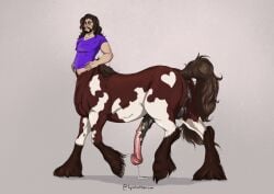 balls beard big_penis boner centaur cuntboy erection facial_hair full-package_cuntboy herm hermaphrodite horsecock human humanoid intersex lykostherium male maleherm multi_genitalia penis pussy solo solo_focus taur