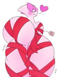 anthro ass big_butt blush christmas femboi_lugia_(lightningfire12) femboy generation_2_pokemon heart_symbol holidays huge_butt legendary_pokemon lightningfire12 low_res lugia male nintendo pokemon pokemon_(species) tail thick_thighs