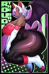 1girls 2d acraeaaconite anthro ass bare_shoulders bat bat_ears bat_wings big_ass big_breasts bodysuit breasts breasts_bigger_than_head clothed clothed_female dark-skinned_female dark_skin female gloves green_eyes heart heavenly_ass hips huge_ass humanized large_ass looking_at_viewer makeup rouge_the_bat sega shoes short_hair side_view sideass sideboob solo sonic_(series) sonic_the_hedgehog_(series) source tail white_hair wide_hips