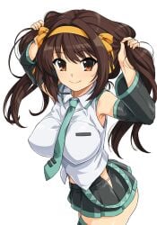 haruhisky hatsune_miku_(cosplay) suzumiya_haruhi suzumiya_haruhi_no_yuuutsu vocaloid