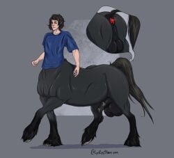 anal_insertion balls centaur flaccid gem horsecock lykostherium male male_only penis solo solo_male taur