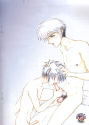 2boys astrology bovine boy_cow caressing_testicles chinese_zodiac family fellatio fruits_basket hair_grab hand_on_head hatsuharu_sohma little_penis male male_only mouse nude oral penis pubic_hair rat uncensored watermark yaoi yuki_sohma zodiac