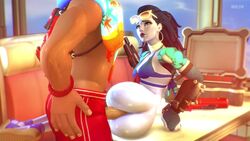 3d alternate_costume animated ass beach bruh-sfm bubble_butt cole_cassidy cote_d'azur_widowmaker erection female jiggle lifeguard_cassidy male no_sound on_side overwatch penis sex shiny_ass source_filmmaker straight video widowmaker