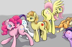 anus applejack_(mlp) braeburn_(mlp) equine female fluttershy_(mlp) friendship_is_magic hair horse male my_little_pony pink_fur pink_hair pinkie_pie_(mlp) pony purple_fur pussy ragingsemi rarity_(mlp) smooth_skin twilight_sparkle_(mlp) yellow_fur