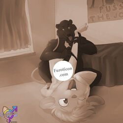 bear bed cute drapes furoticon furry gay male mouse no_humans poster rodent sex tcg