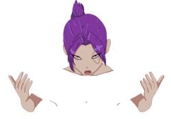 asian_female girl_on_girl lesbian lesbian_sex marvel_rivals negative_space pov pov_eye_contact pov_female psylocke psylocke_(marvel_rivals) psylocke_(sai) purple_eyes purple_hair pussy_juice pussy_juice_drip pussy_lick pussy_licking