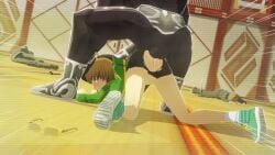 1boy 1female 1girl 1girls 1male 3d 3d_(artwork) anal anal_penetration anal_sex anus asian asian_female ass ass_focus ass_up asshole atlus balls ballsack blender blender_(software) blender_eevee brown_eyes brown_hair bubble_ass bubble_butt butt butt_focus butthole captured captured_female captured_heroine cheeks chie_satonaka cock defeat defeat_sex defeated defeated_female defeated_hero defeated_heroine face_down_ass_up female female_focus firm_ass hips hips_wider_than_shoulders interspecies japanese japanese_female labia labia_majora large_cock large_penis legs legs_apart legs_held_open legs_spread long_legs male_penetrating male_penetrating_female monster monster_cock monster_girl monster_on_female penis persona persona_4 pinned pinned_down pussy pussy_juice ripped_clothing ripped_shorts sex shadow shin_megami_tensei shoes short_hair short_shorts shorts sneakers socks testicles thighs uriziel38 vagina wet wet_pussy wide_hips