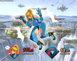 big_breasts breasts_on_glass chrisafterdeez dark_samus high_heels metroid nintendo patreon_username pressed_on_glass samus_aran super_smash_bros. super_smash_bros._ultimate tagme thegreyzen thehornyzen thick_thighs torn_bodysuit torn_clothes zero_suit zero_suit_samus