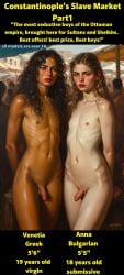 2boys 2femboys ai_generated athletic athletic_male auction blacker666 blonde_hair breasts bulgaria caption ccomparison comparing curly_hair dark-skinned_male dark_skin english_text enslaved european exposed_breasts exposed_nipples exposed_penis exposed_torso femboy femboysub feminine_male feminization fit fit_male flat flat_chest flat_chested gay greece greek long_hair male male_only naked naked_male nude nude_male oil_painting ottoman ottoman_empire pale-skinned pale-skinned_femboy pale-skinned_male pale_skin penis penis_out realistic red_hair selling sissy slave slave_auction small_penis submissive submissive_male tanned tanned_male tanned_skin teen teen_boy teenage_boy teenager text tiny_penis topless topless_male twink white_body white_skin yaoi