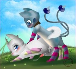 2012 2_tails all_fours anal anal_sex anthro anthro_on_anthro anthro_penetrated anthro_penetrating anthro_penetrating_anthro armwear biped black_collar blue_body blue_ears blue_eyes blue_fur blue_sky blue_tail blush blush_lines bodily_fluids chibisuke clothing cloud collar cum cum_in_ass cum_inside cum_on_grass cum_on_ground cum_string cumshot day digitigrade doggy_style dragon dragon_drive dragonair dragonchu_(character) duo ejaculation erection facial_markings fan_character from_behind_position fur fur_markings generation_1_pokemon genital_fluids genitals grass harumi head_markings hybrid legendary_pokemon legwear male male/male male_penetrated male_penetrating male_penetrating_male markings mew_(pokemon) multi_tail multicolored_armwear multicolored_body multicolored_clothing multicolored_fur multicolored_legwear multicolored_sleeves multicolored_stockings mythological_creature mythological_scalie mythology nintendo nose_markings outside outside_sex pattern_armwear pattern_clothing pattern_legwear pattern_stockings penetration penile penile_penetration penis penis_in_ass pikachu pink_armwear pink_clothing pink_sleeves pink_stockings pink_stripes plant pokemon pokemon_(species) red_markings red_penis scalie semi-anthro sex sky snout standing stockings striped_armwear striped_clothing striped_legwear striped_sleeves striped_stockings stripes tail tail_around_partner tapering_penis tears teeth two_tone_armwear two_tone_body two_tone_clothing two_tone_fur two_tone_legwear two_tone_sleeves two_tone_stockings white_body white_fur white_tail yellow_armwear yellow_clothing yellow_legwear yellow_sleeves yellow_stockings yellow_stripes