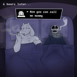 1boy 1female 1girls anthro cramiro deltarune female furry male sans solo_female tagme toriel undertale undertale_(series)