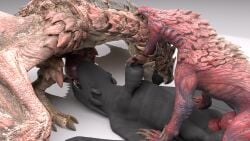 anal anal_sex bite blender_(artwork) capcom digital_media_(artwork) dragon dreamworks erection european_mythology fanged_wyvern fellatio feral feral_on_feral feral_penetrated feral_penetrating feral_penetrating_feral flying_wyvern fury_(httyd) genitals grey_background group group_sex hi_res how_to_train_your_dragon hyper knot knotted_penis male male/male male_penetrated male_penetrating male_penetrating_male monster_hunter mythological_creature mythological_scalie mythology night_fury odogaron oral oral_penetration penetration penile penis r4001 rath_wyvern rathalos scalie sex simple_background spitroast threesome toothless trio western_dragon white_floor