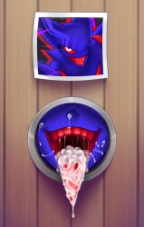 brawlhalla cum cum_in_mouth cum_on_face excited glory_hole open_mouth ransom_(brawlhalla) saliva saliva_trail toldohorny tongue tongue_out