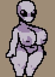 grey alien fan art
