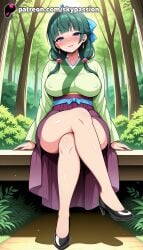 1girls 2025 against_tree ai_assisted ai_generated anime arm_support artist_name bamboo bamboo_forest bangs bare_tree bench big_breasts big_breasts big_breasts big_chest blue_eyes blunt_bangs blush bow branch breast breasts breasts breasts bush bust busty chest christmas_tree covered_nipples crossed_legs day earrings explicit female fireflies foliage forest garden grass green_hair hairbow half-closed_eyes hi_res high_quality high_resolution highres in_tree japanese_clothes jewelry kimono kusuriya_no_hitorigoto large_breasts long_hair long_sleeves looking_at_viewer maomao_(kusuriya_no_hitorigoto) nature on_grass outdoors palm_tree park path patreon patreon_username pine_tree plant porch sitting sitting_in_tree skypassion smile solo stable_diffusion stone_lantern stone_stairs torii tree tree_shade tree_stump under_tree watermark wide_sleeves