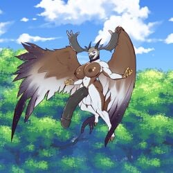 absurd_res animal_humanoid anthro avian avian_humanoid balls beak becsantus big_breasts bird bird_humanoid black_penis breasts brown_body deer deer_humanoid demon demon_humanoid feathered_wings feathers forest forest_background genitals herm hi_res horn huge_breasts humanoid humanoid_genitalia humanoid_penis hyper hyper_breasts hyper_genitalia intersex mammal mammal_humanoid moose moose_humanoid muscular muscular_anthro muscular_arms muscular_intersex muscular_thighs nature nature_background new_world_deer new_world_deer_humanoid original_race owl owl_humanoid penis plant sky solo tree white_body wings