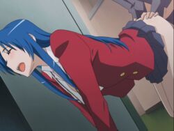 4:3 all_fours ambiguous_penetration animated approximated_aspect_ratio ass ass_grab blue_hair blush breasts closed_eyes clothed_sex clothing doggy_style female kawashima_ami long_hair no_panties open_mouth school_uniform sex skirt skirt_lift toradora! vaginal_penetration