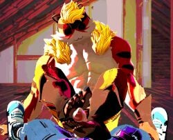 3d_(artwork) 3d_animation :3 abs accessory animated anonymous_artist anthro attic belt belt_buckle big_eyes blonde_hair blue_clothing boots bottomwear buckle cat_smile claws clipping clothed clothing digital_media_(artwork) domestic_cat duo epic_games exposed_chest faceless_character faceless_male featureless_chest feet felid feline felis floor foot_fetish foot_focus foot_play footjob footwear fortnite fortnite:_battle_royale fur genitals gloves hair handwear headband headgear hoodie inside legwear lying male male/male mammal mane meowtooth multicolored_body multicolored_fur muscular muscular_anthro muscular_male nyanja_(fortnite) on_back orange_body orange_fur pantherine pants pants_only pattern_clothing pattern_legwear pecs penis penis_poking_out sex shoes sitting smile source_filmmaker_(artwork) striped_body striped_clothing striped_fur striped_legwear stripes tiger toe_claws toeless_boots toeless_footwear topless topwear white_body white_fur wood wood_floor yellow_body yellow_fur