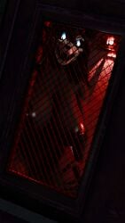 3d_(artwork) absurd_res alarm anthro areola bared_teeth barred_window big_areola big_breasts big_nipples black_body black_fur black_hair black_nipples bone breasts canid canine canis claws dark_areola dark_nipples digital_media_(artwork) door fangs female fur glowing glowing_eyes hair hi_res huge_breasts inside long_hair looking_at_viewer mal0_(species) malo mammal nipples open_mouth puffy_nipples scp-1471-a scp-1471-a_(scrag) scp_foundation shadowhunter206 sharp_teeth skull skull_head solo teeth teeth_showing wide_hips wolf