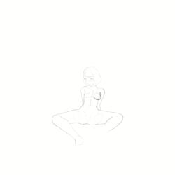 1girls ashley_graham blonde_hair blue_eyes capcom drawing female furrgroup naked naked_female nude nude_female posing resident_evil resident_evil_4 sketch solo solo_female tagme time_lapse video wip