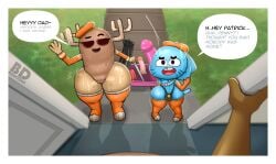 1dilf 1femboy 1girls aged_up aged_up_characters alternate_version_available artist_logo artist_name ass_clapping background bootydox cartoon_network cartoon_network_studios dialog dialogue dialogue_bubble dialogues dildos dilf female femboy gumball_watterson patrick_fitzgerald penny_fitzgerald penny_fitzgerald_(peanut) pov pov_eye_contact pov_male sex_toy sex_toys shortstack shortstack_female shortstack_femboy shortstacks sweat sweating sweaty sweaty_body sweaty_thighs the_amazing_world_of_gumball warner warner_bros warner_bros._animation warner_bros._pictures warner_bros._pictures_animation warner_brothers