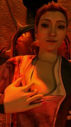 3d 4k asian asian_clothing asian_female blender breasts breasts brown_eyes close-up close_up closeup clothed clothes_pull clothing dbd dead_by_daylight female female_human female_only front_view hair_up japanese japanese_clothes japanese_clothing looking_at_viewer nail_polish nipples png presenting_breasts sitting smirk solo solo_female throne tied_hair yui_kimura zuga69