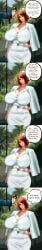 1boy 1girls after_sex aurochs aurochs_humanoid big_ass big_breasts black_hair blue_eyes breasts centaur chorquistudios claire_dearing comic female funny green_eyes hiding hiding_sex horns horny_male huge_ass huge_breasts jealous jealous_female jurassic_park_(franchise) jurassic_world kiss_mark looking_pleasured lucky_bastard male minotaur moaning moaning_in_pleasure moans monster_boy monster_boy/female_human muscular muscular_male naked_male oc original original_character parody parody_porn red_hair rope rope_harness rough_sex sex text_box text_bubble wall wall_(structure) wild_sex