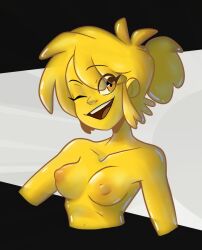 1girls artist_request cartoon_network g-lo_(villainous) nude solo villainous