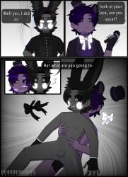 comic comic_page five_nights_at_freddy's five_nights_at_freddy's_2 fnaf male/male shadow_bonnie shadow_freddy_(fnaf)