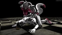 2024 3d absurd_res anal anal_sex animatronic anthro ass ass_up bear bent_over black_background breasts canid canine checkered checkered_floor digital_media_(artwork) doggy_style dominant dominant_gynomorph dominant_intersex duo fan_character five_nights_at_freddy's forced fox from_behind_position funtime_foxy_(fnaf) gynomorph gynomorph/gynomorph gynomorph_penetrated gynomorph_penetrating gynomorph_penetrating_gynomorph gynomorph_penetrating_intersex hair head_down hi_res intersex intersex/intersex intersex_penetrated intersex_penetrating intersex_penetrating_gynomorph intersex_penetrating_intersex looking_down_at_partner machine mammal nipples nude penetration pink_body rape robot robot_anthro scared scared_face scottgames sex simple_background sister_location source_filmmaker_(artwork) tail watermark white_body zelyonka