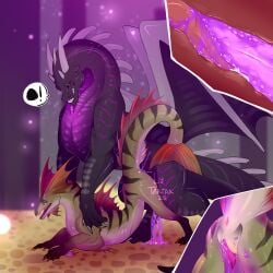 1:1 absurd_res after_sex aquatic_dragon bodily_fluids cum cum_in_slit cum_inside dominant dragon duo ender_dragon excessive_genital_fluids feral feral_on_feral fin fish forced genital_fluids genitals hi_res horn hybrid internal lyba_the_aquatic_dragon(irisiriska) male male/male male_penetrated male_penetrating male_penetrating_male marine microsoft minecraft mojang mythological_creature mythological_scalie mythology open_mouth pain penetration penis rape scalie sex size_difference slit_penetration slit_play submissive submissive_male wings xbox_game_studios