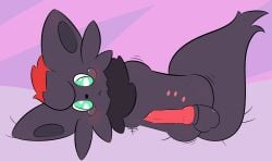 4_missing_limbs 6_nipples absurd_res amputee animal_genitalia animal_penis balls bed bodily_fluids canid canine canine_genitalia canine_penis cheek_tuft crying disability facial_tuft feral fluffy fluffy_tail fox fur furniture generation_5_pokemon genitals head_tuft hi_res lying male mammal multi_nipple neck_tuft nintendo nipples on_bed on_side penis pokemon pokemon_(species) purple_body purple_fur questionable_consent red_body red_fur rory_arctic_fox solo tail tears tuft zorua