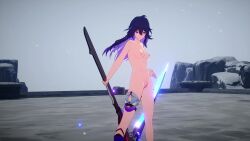 (honkai: (series) 1girls 3d animated breasts female honkai honkai: long_hair medium_breasts nipples no_sound nude nude_female rail rail) seele_(honkai:_star_rail) star tagme uncensored video