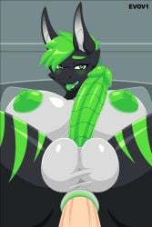 anal animated animation balls boy breasts busty dick dragon drakeraynier dreik ear evov1 evovi live2d male male_only nipples penis pov riding sex thighs