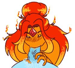 flame princess from adventure time by sketchventures