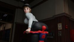 ass ass_in_face big_ass blonde_hair blue_eyes blush bottom_heavy breasts brown_hair bubble_butt butt_sniffing enjoying_farting enjoying_farts eyes_rolling_back face_in_ass facefart facesitting fart fart_cloud fart_fetish female female_focus female_only five_nights_at_freddy's five_nights_at_freddy's:_security_breach hat heart huge_ass human large_ass lawryess light-skinned_female light_skin looking_back looking_pleasured marvel ponytail sniffing sniffing_ass spider-man spider-man_(series) text thick_ass thick_thighs vanessa_(fnaf) vest