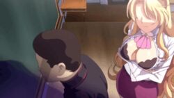 animated azuma_haruka blonde_hair murakami_teruaki sei_dorei_gakuen_2